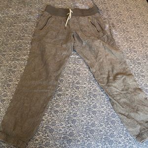 ATHLETA Grey Linen Joggers